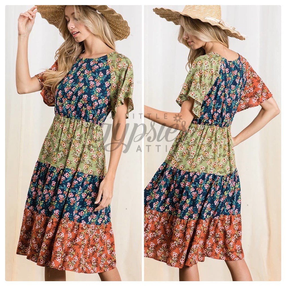 Handmade Frolic in the Meadow Prairie Dress - Picture 8 of 14